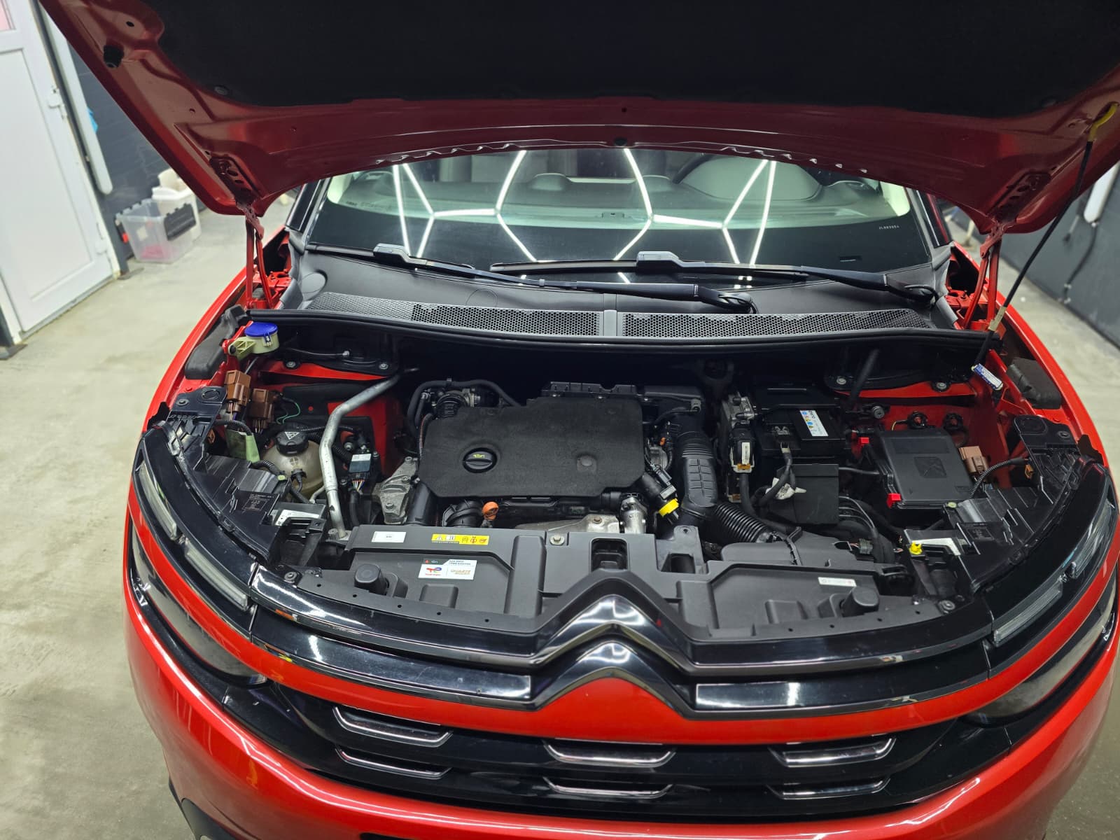 Citroen - Detailing compartiment motor